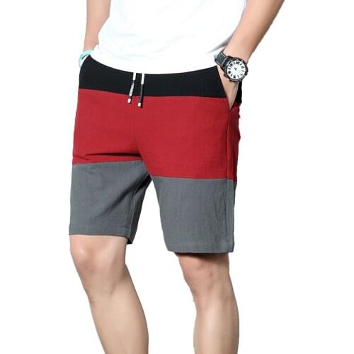 2020 New Summer Men Shorts Cotton Casual Shorts Homme Knee Length Fashion Breathable Shorts Quick Dry