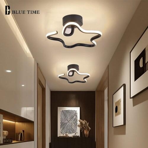 Home Modern Ceiling Light Indoor Decoration Ceiling Lamp For Aisle Corridor Living Room Bedroom Dining Room Lamp Black Frame