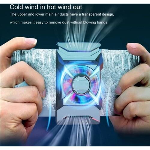 Universal Mobile Phone USB Game Cooler System Cooling Fan Gamepad Holder Stand Radiator For iphone Xiaomi Huawei samsung phone