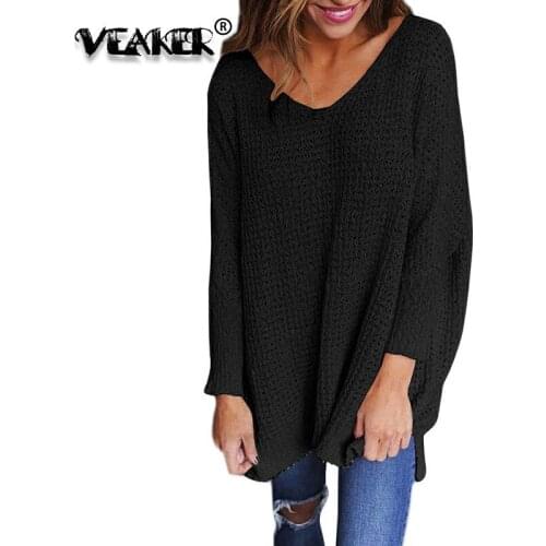 Женские пуловеры с V-образным вырезом VEAKER China At AliExpress