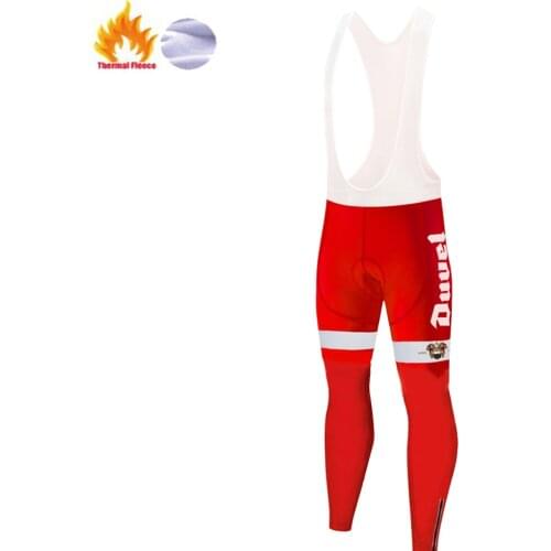 2020 duvel beer Winter Thermal Fleece Men Cycling Long Pants Outdoor Bicycle Wear bib Pants Gel Pad Bike bycicle pants