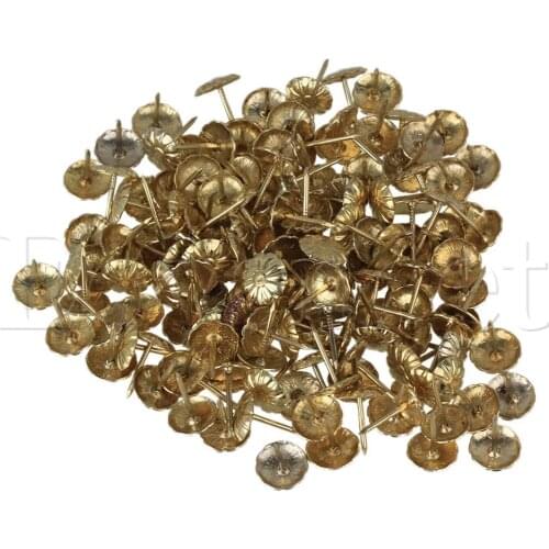 100pcs Iron Furniture Decorative Antique Daisy Upholstery Nails Tacks Studs