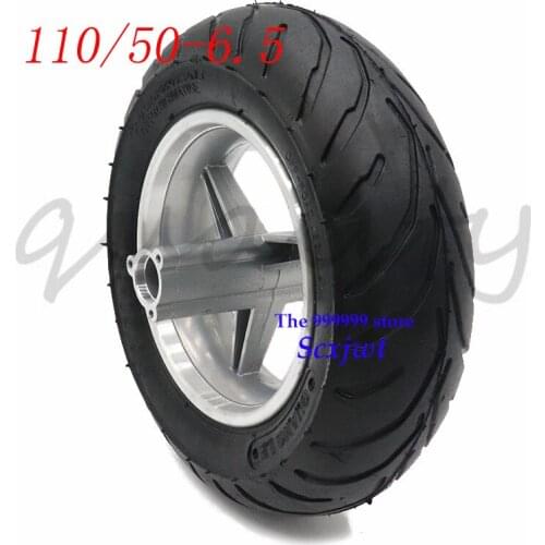 110/50-6.5 Rear vacuum tire wheel hub Fit for 2 Stroke 47 49CC mini motorcycle tire hub wheel