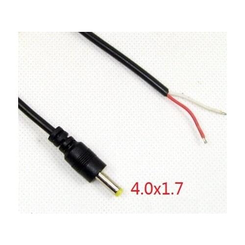 20pcs 4.0x1.7 mm DC Power cable Male plug socket rating 3.0A 12V Cable Adapter cord