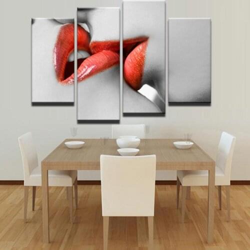 4 Panel Modern Decorative Picture Modern Picture Wall Pictures For living room Painting on the wall
