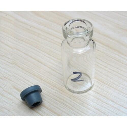 550pcs/lot 2ML Clear Glass Bottle With Flip Off Cap, 2cc Mini Glass Vials, Small Glass Container Wholesale