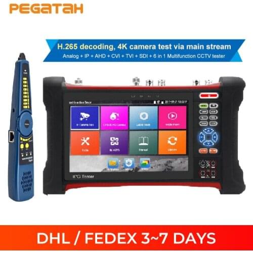 7inch 4K Monitor cctv tester Pc monitor ipc tester monitor for Cctv camera poe tester ip camera tester video camera tester