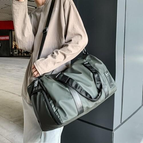 Short-distance travel bags mens business travel bags womens large-capacity simple handbags luggage bags waterproof fitness