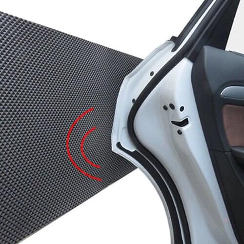 EAFC Car Door Bumper Bodywork Guard Anti Scratch Self Adhesive Parking Protector Garage Wall Corner Foam Sticker 200*20cm