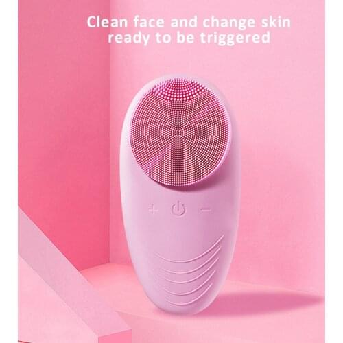 Electric Face Cleansing Brush Deep Cleaning Pore Cleaner Facial Skin Cleansing Skin Scrubber Massage Vibration Waterproof Tool