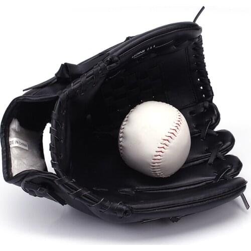 Leather Baseball Glove Kid Left Hand Brown Baseball Gloves Degradable for Adults Guante De Beisbol Sportswear Accessories EI50BG