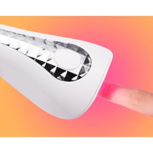 Venalisa Nail Gel Curing Lamp Nail Polish Lamp Mini Fast Nail Dryer 5 Leds UV Flashlight New Hand-held Nail Mechanical Tools