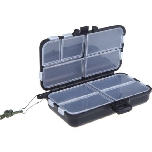 Lixada Fishing Tackle Box 9 Compartments Fly Fishing Box Spinner Bait Minnow Popper Lure Storage case