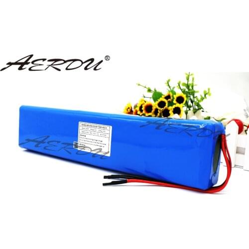 AERDU 36V 10S4P 10Ah 42V 18650 Strip lithium ion battery pack For ebike electric car bicycle motor scooter with 20A BMS 600Watt