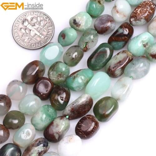 Gem-inside 7-8x10-12mm Jades Kyanites Iolite Quartz Freeform Potato Beads For Jewelry Making 15" DIY Beads Bracelets Necklaces