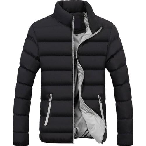 Cotton-padded Clothes Mens Jacket Winter New Style Fashion Short Thick Cotton-padded Clothes Korean-style Stylish Handsome Wint