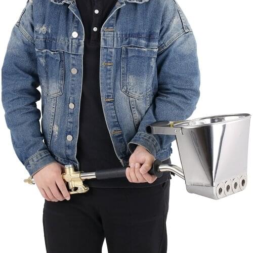 Professional Wall Mortar Sprayer Machine Stucco Shovel Hopper Ladle Cement Spray Machine Air Stucco Sprayer