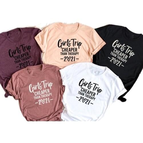 Girls Trip Cheaper Than Therapy 2021 Shirt, Girls Trip Shirt, Girls Squad Trip Shirt