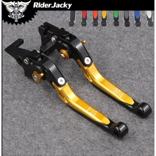 RiderJacky Folding Extendable Motorcycle Brakes Clutch Levers For Ducati ST 4S ST4S 2003