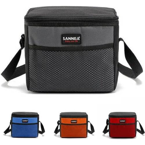 5L Picnic Bags Outdoor Camping Multi Waterproof Student Lunch Bag Adjustable Shoulder Strap Carrying Lunch Box for Adults Women