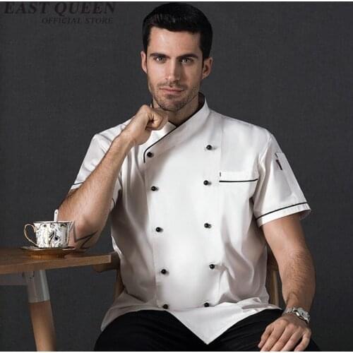 Chef jacket uniform clothing food service catering restaurant kitchen work chef outfit cook jacket uniform clothes DD1008
