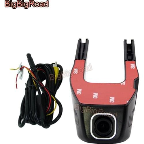 BigBigRoad Car Video Recorder Dash Cam Camera Wifi DVR For Nissan Geniss Elgrand Primera Kicks Almera 2014 XTrail FHD 1080P