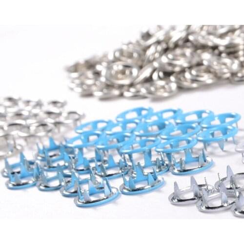 4 colors High Quality Metal 9.5mm Prong Snap Button Eco-friendly Skin Care Buttons Popper Buckles