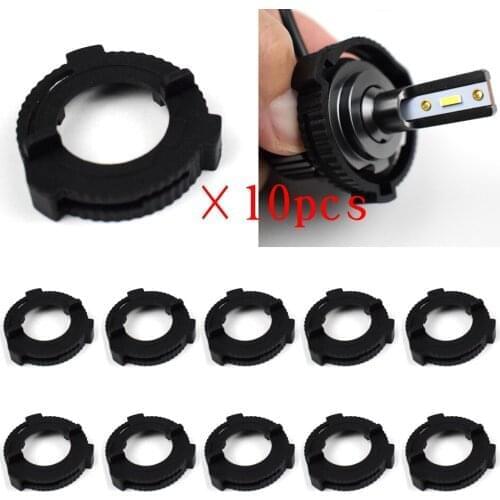 10Pcs Led Adapter H7 For New Ford Focus Fiesta Black Holder Socket Base Car Headlight Bulb Retainer Automotive Accessories D129