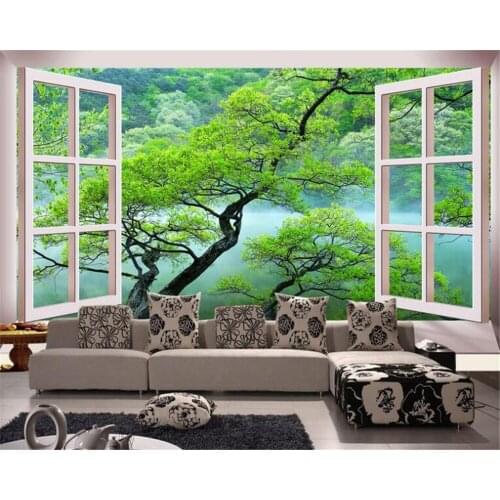 Beibehang Custom Wallpaper Hand painted Atmosphere Crystal Ice Palace Live Room TV Backdrop 3D Mural wallpaper for walls 3 d