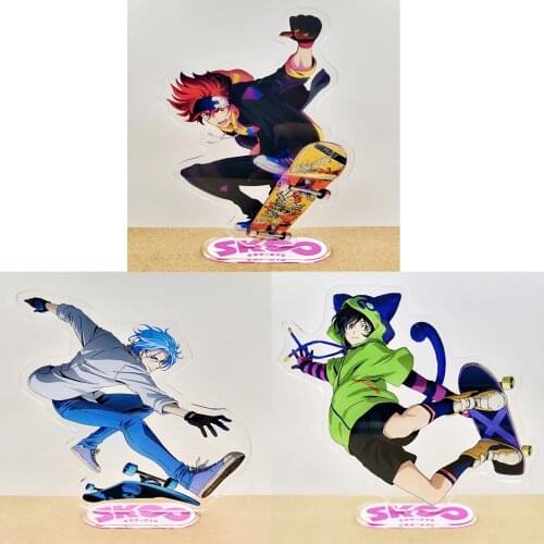 Anime SK∞ Acrylic Stand Figure Toys SK8 the Infinity Reki Langa MIYA Model Doll Decoration Cosplay Collection Gift 16cm