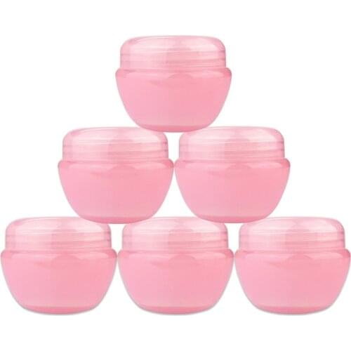 12pcs/lot 30G/30ML (1 Oz) White Frosted Container Jars with Inner Liner for Makeup, Creams, Cosmetic Beauty Sample