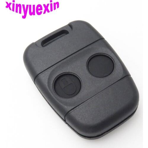 Xinyuexin For Land Rover Remote Car Key Shell FOB Case For Land Rover Discovery Freelander 2Button Replacement Key Case Shell