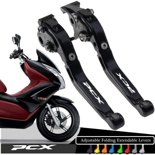 For HONDA PCX 125 PCX125 PCX150 PCX 150 Motorcycle Accessories Folding Extendable Brake Clutch Levers