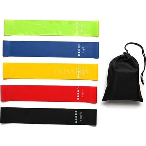 20Set 5Pcs/Set Elastic Resistance Bands Workout Rubber Loop For Fitness Gym Strength Training Elastic Fitness Expander