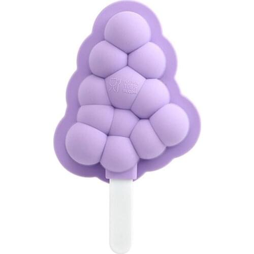 Food Grade Ice Cream Mold Silicone Popsicle Molds Homemade DIY Dessert Freezer Fruit Juice Ice Pop Mould Ice Cream Tools