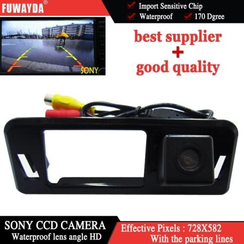 FUWAYDA SONYCCD Chip Sensor Special Car RearView Reverse Mirror Image CAMERA for Subaru XV With Guide Reference Line WATERPROOF