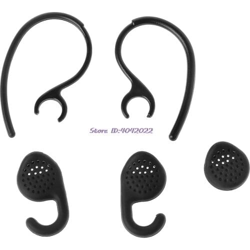 3Pcs Ear Bud Gel Earbud Tip And 2Pcs Ear Hook Loop For Jabra EXTREME 2 /EXTREME