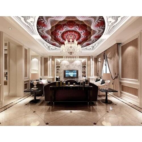 Custom ceiling 3d mural wallpaper Colorful abstract swirl for bedroom living room Large European wallpaper 2019 ceiling