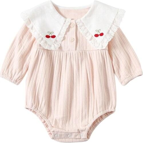 New Arrival Baby Girls Cute Cotton Triangle Romper