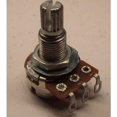 Center Detent M8 Variable Resistor Balance A 10K A 25K A 250K 10mm Thread Central Click Switch Potentiometer