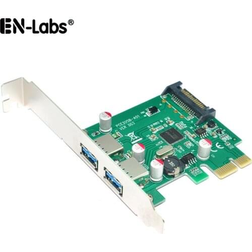 PCIe to USB 3.0 Expansion Card,PCI Express PCI-e to 2/4 Ports USB3 Female Expander Hub Add On Controller, Power by Molex/SATA