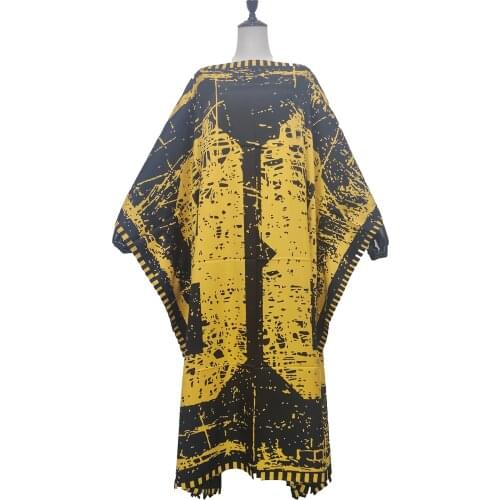 African Dresses For Women 2021 Winni Plus Size Bohemian Batwing Sleeve Kaftan Maxi Dresses Malaysia Muslim BouBou