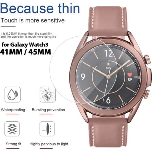 TPU Clear Protective Film For Samsung Galaxy Watch 3 41mm 45mm Full Screen Protector Cover Screen Anti-Scratch Accessories