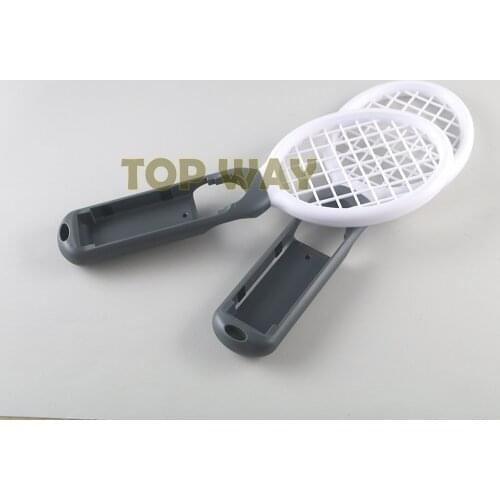 1set Tennis Racket For Nintend Switch Game Remote Controller For NS Joycon Grips with hand strap