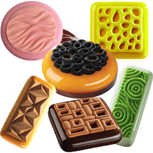 SILIKOLOVE Cakes Silicone Forms Lace Mousse Dessert Cake Decorating Molds REDTAIL Cake Mold Pan For Baking Chocolate Sponge