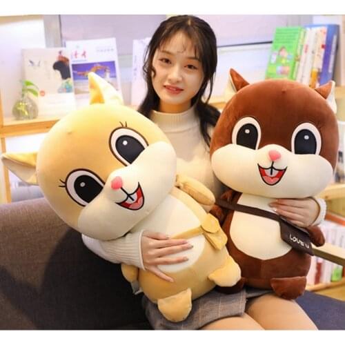 Cute Hamster Mouse Plush Toy Stuffed Soft Animal Hamtaro Doll Kawaii Birthday Gift for Children Lovely Kids Baby Toy