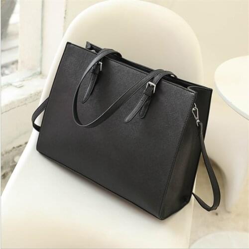 Laptop Bag for Women 15.6 Inch Lightweight Leather Computer Tote Bag Business Office Briefcase