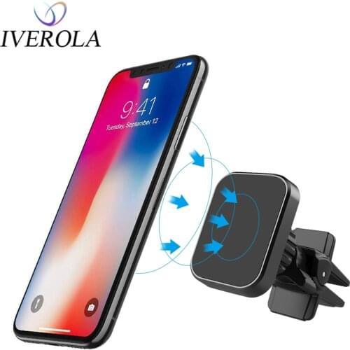 Univerola Magnetic Car Phone Holder Universal Twist-Lock Air Vent Car Holder 360° Rotation Stand fit For Xiaomi / iPhone 11/11