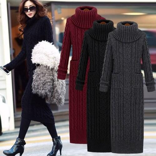 Wfamh Fashionable Knitted Dresses