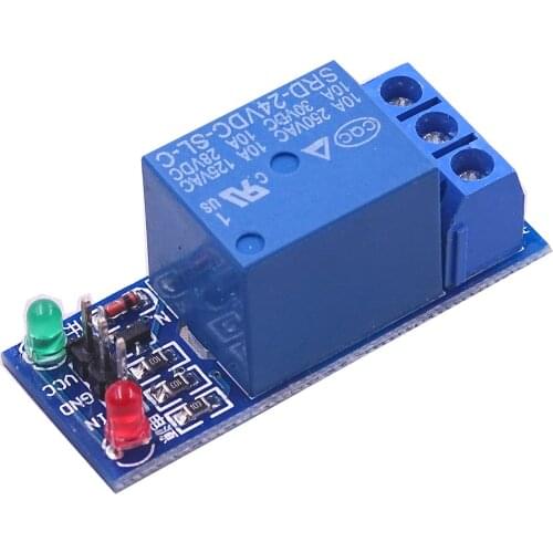 1PCS 5V/12V/24V low level trigger One 1 Channel Relay Module interface Board Shield For PIC AVR DSP ARM MCU for Arduino